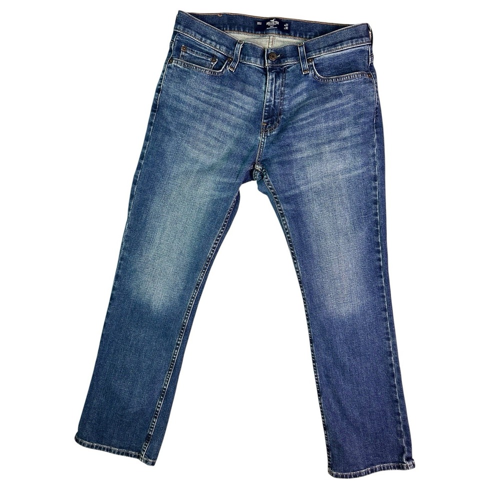 Hollister Bootcut Jeans Medium Wash Blue Denim Jeans Men's 32x30 (Tag 31x30)